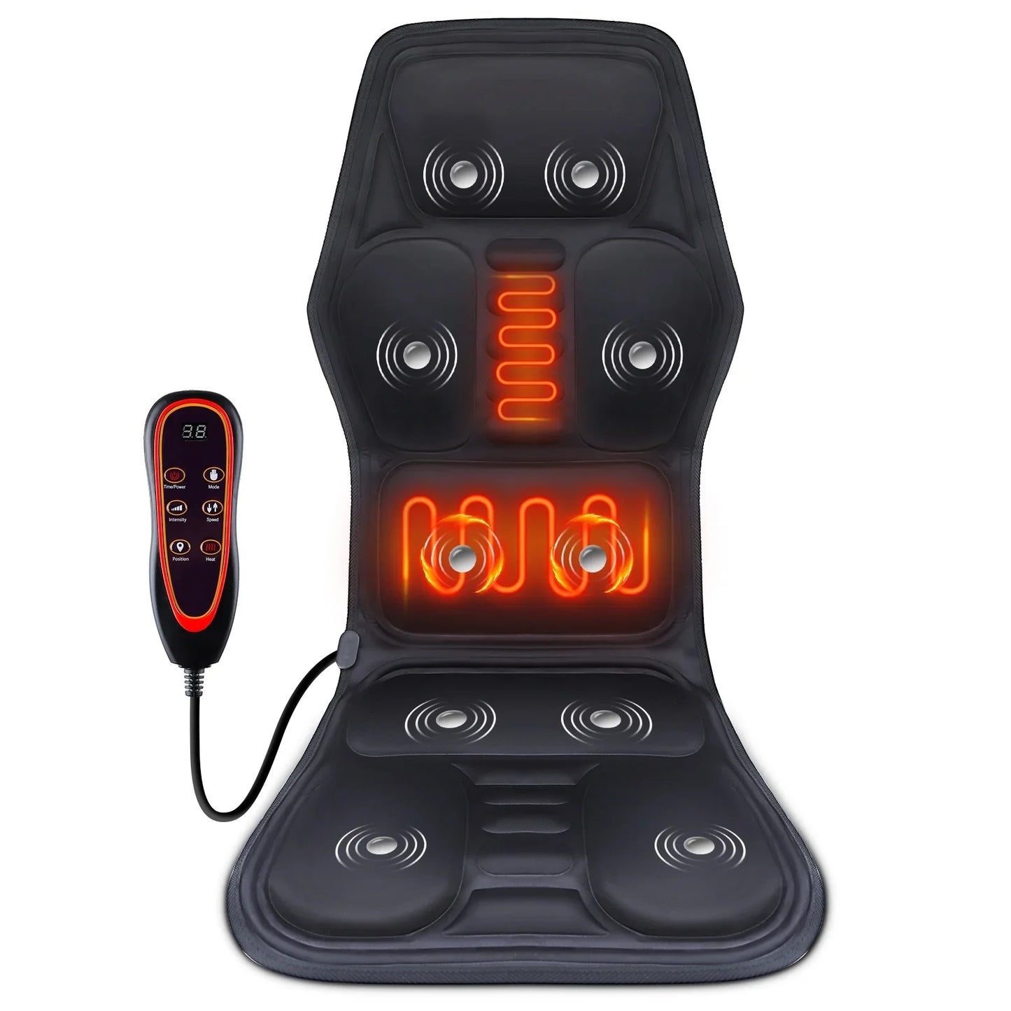 Agdoad Electric Back Massager Infrared Full Body Cushion