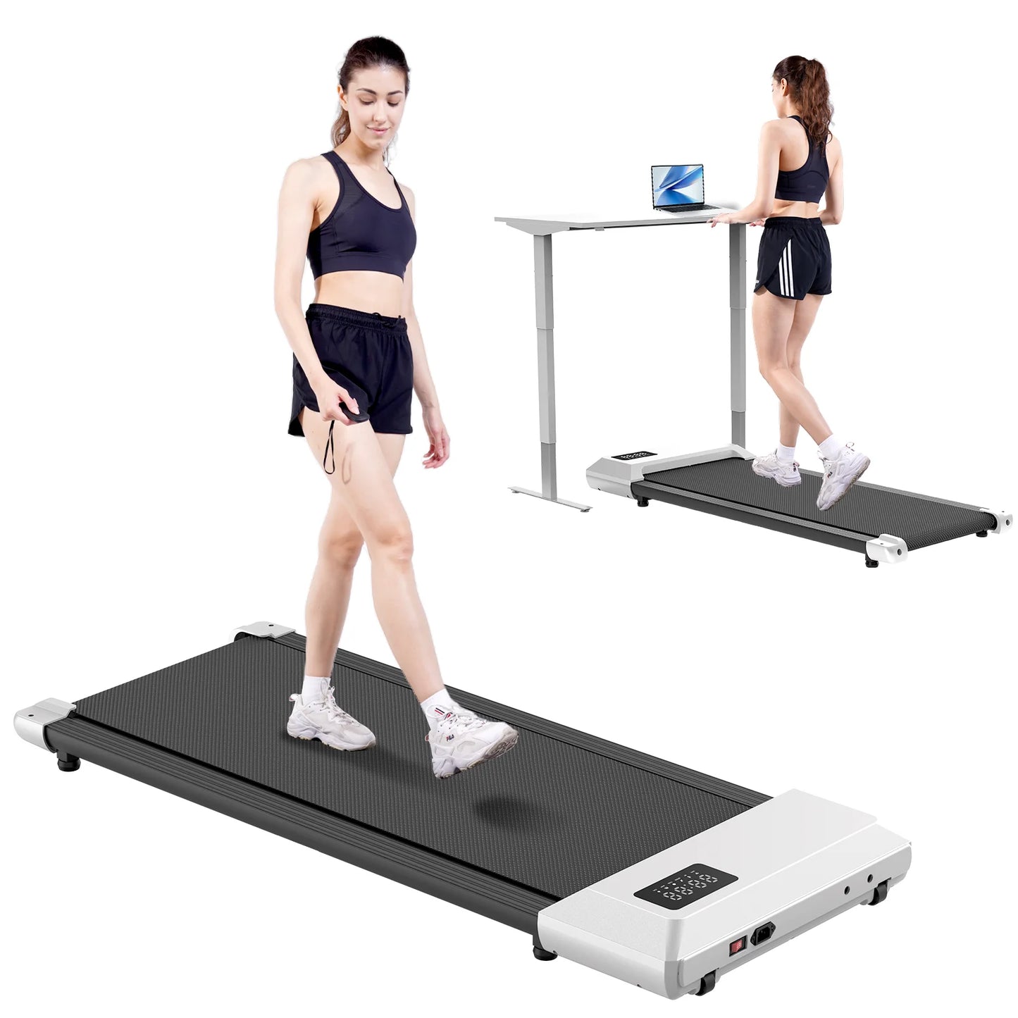 Driving Power 2in1 Walking Pad Treadmill For Home And Office