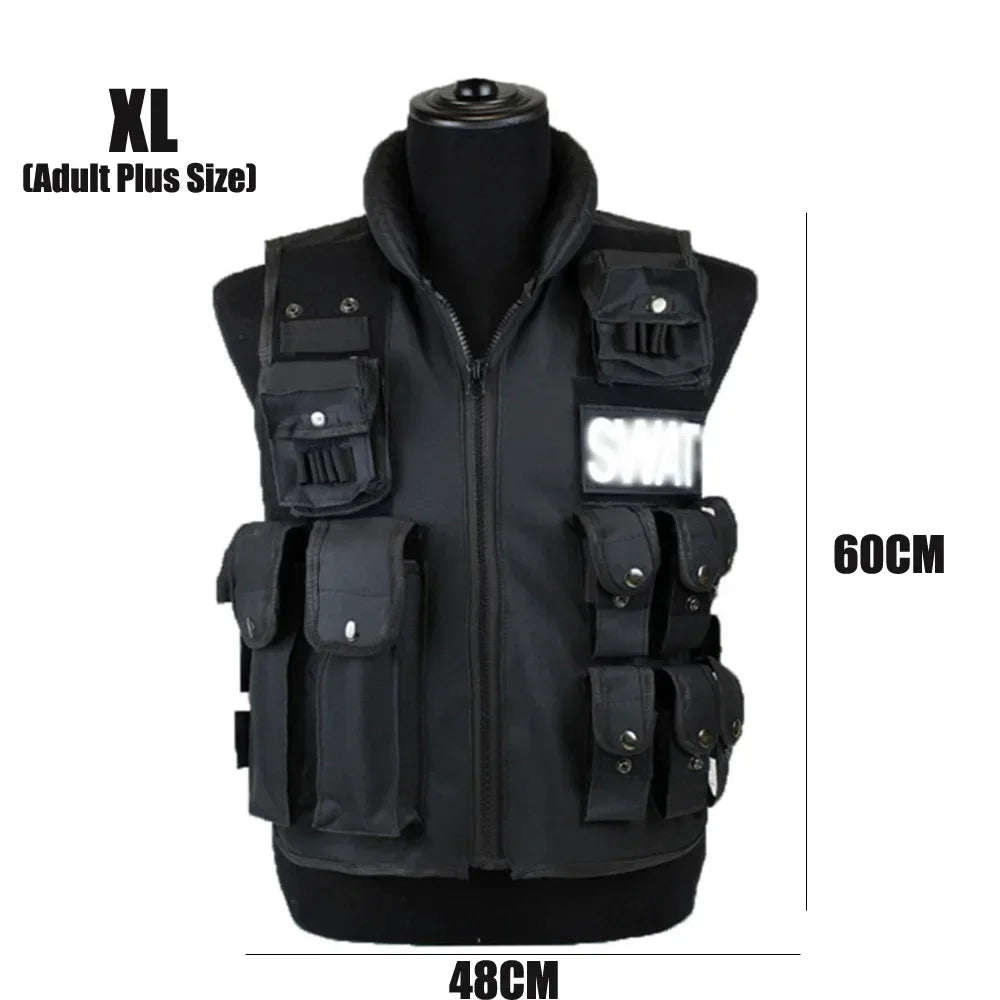 Hign-concerned SWAT Multi Pocket Tactical Vest For Outdoor Training
