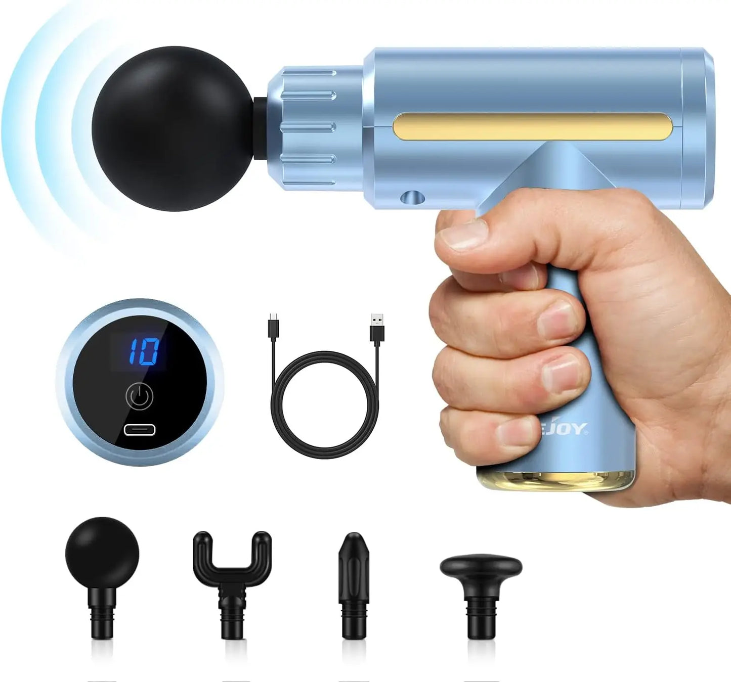 Sejoy Massage Gun Deep Tissue Percussion Massager 30 Speeds