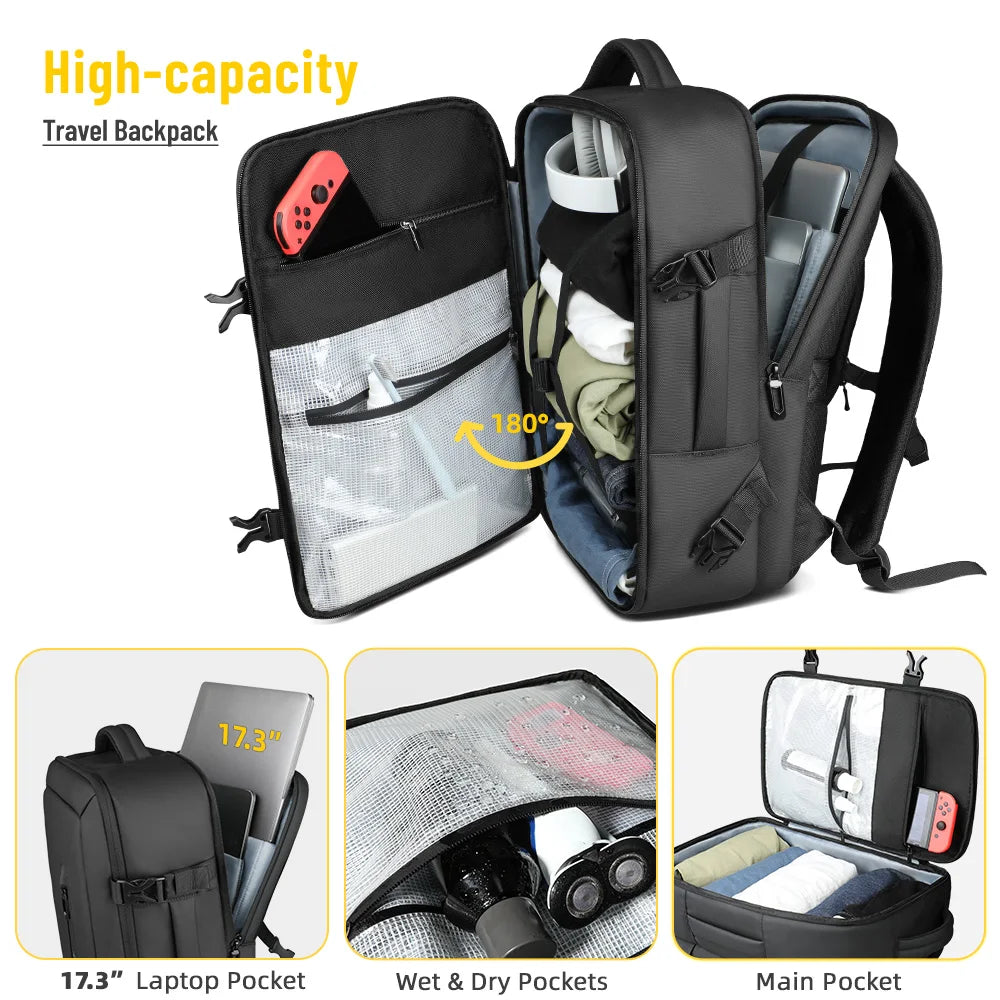 Heroic Knight Travel Laptop Backpack Water Resistant Luxury Business