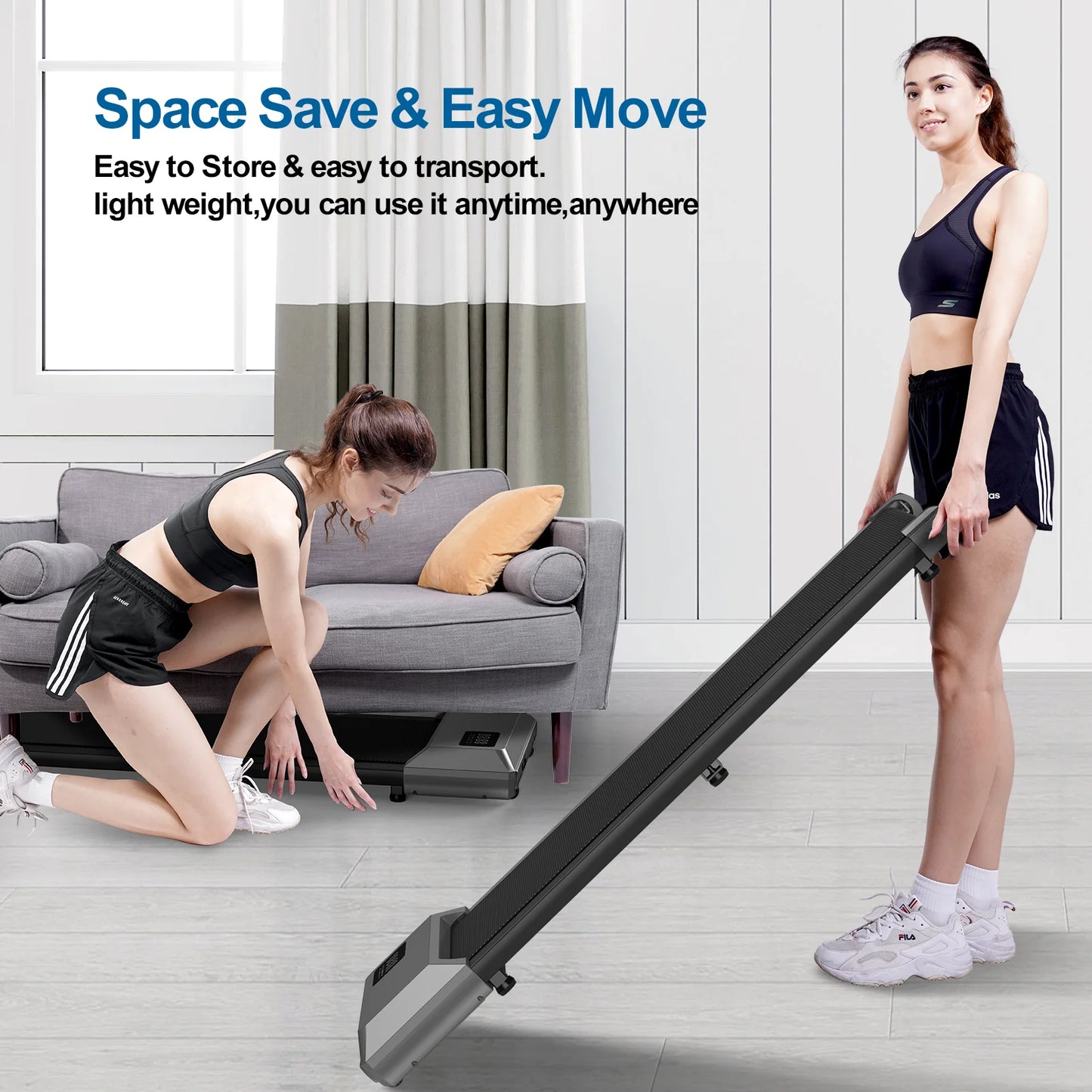 Driving Power 2in1 Walking Pad Treadmill For Home And Office