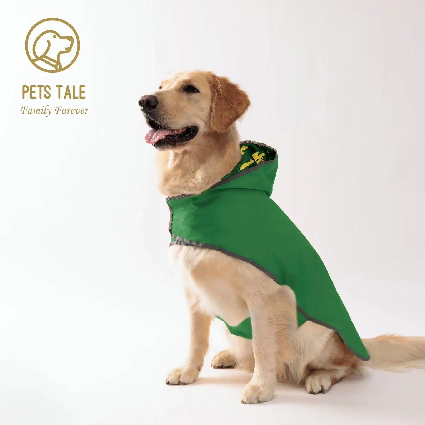 Pets Tale All Weather Dog Raincoat Dual Sided Waterproof
