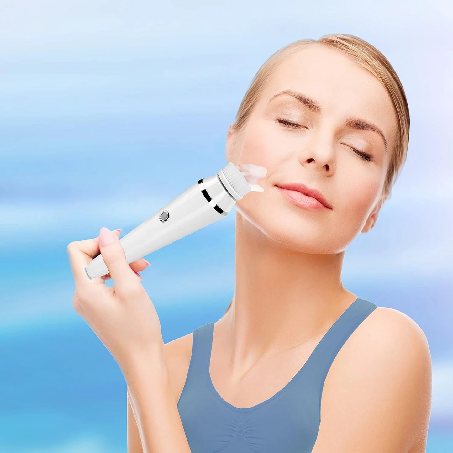 Hanhao Rechargeable Waterproof 4 In 1 Facial Brush