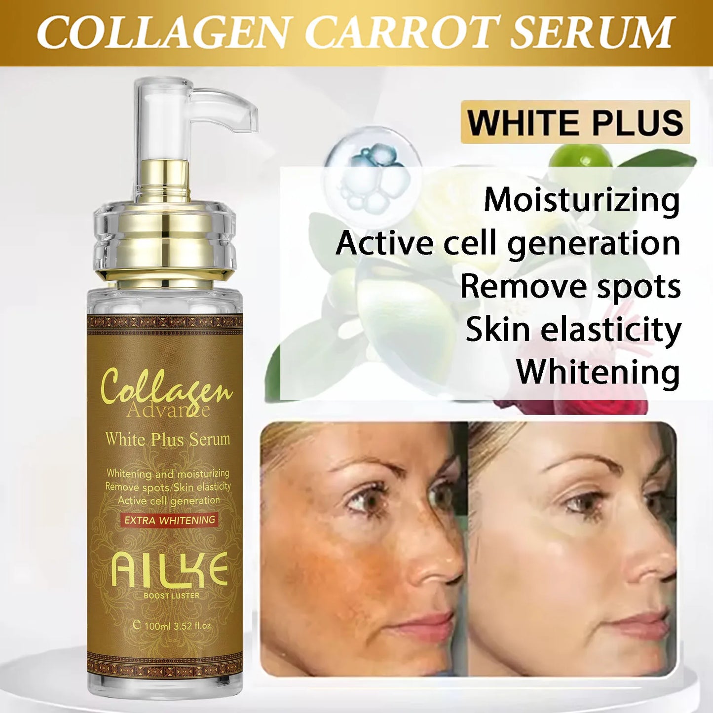 AILKE PremiumPlus Collagen SkinCare Women Whitening and Intensive Hydration 5-in-1