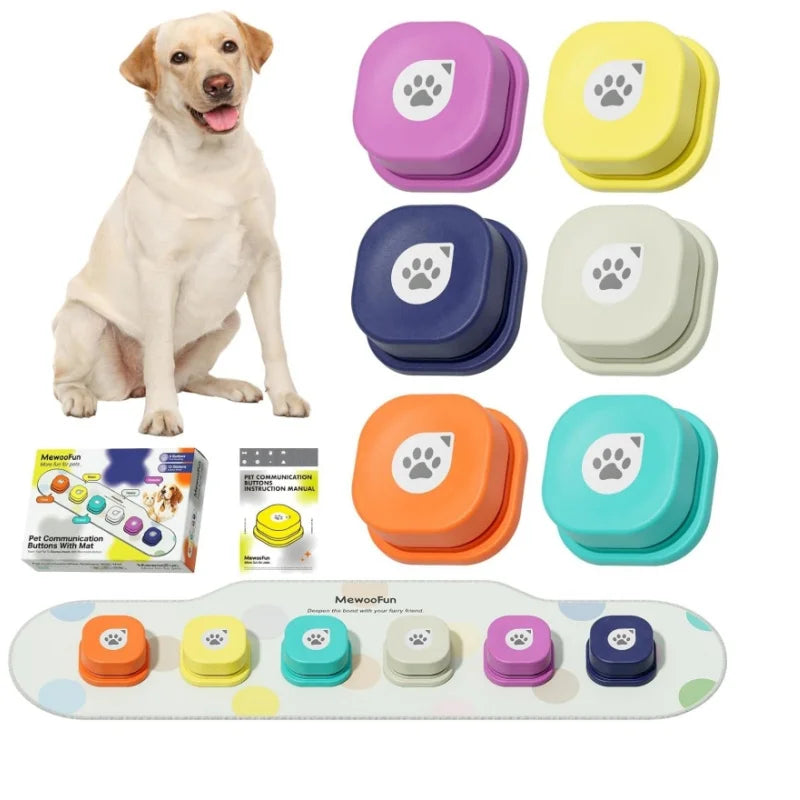 MEWOOFUN Voice Recording Button for Dogs Talking Training
