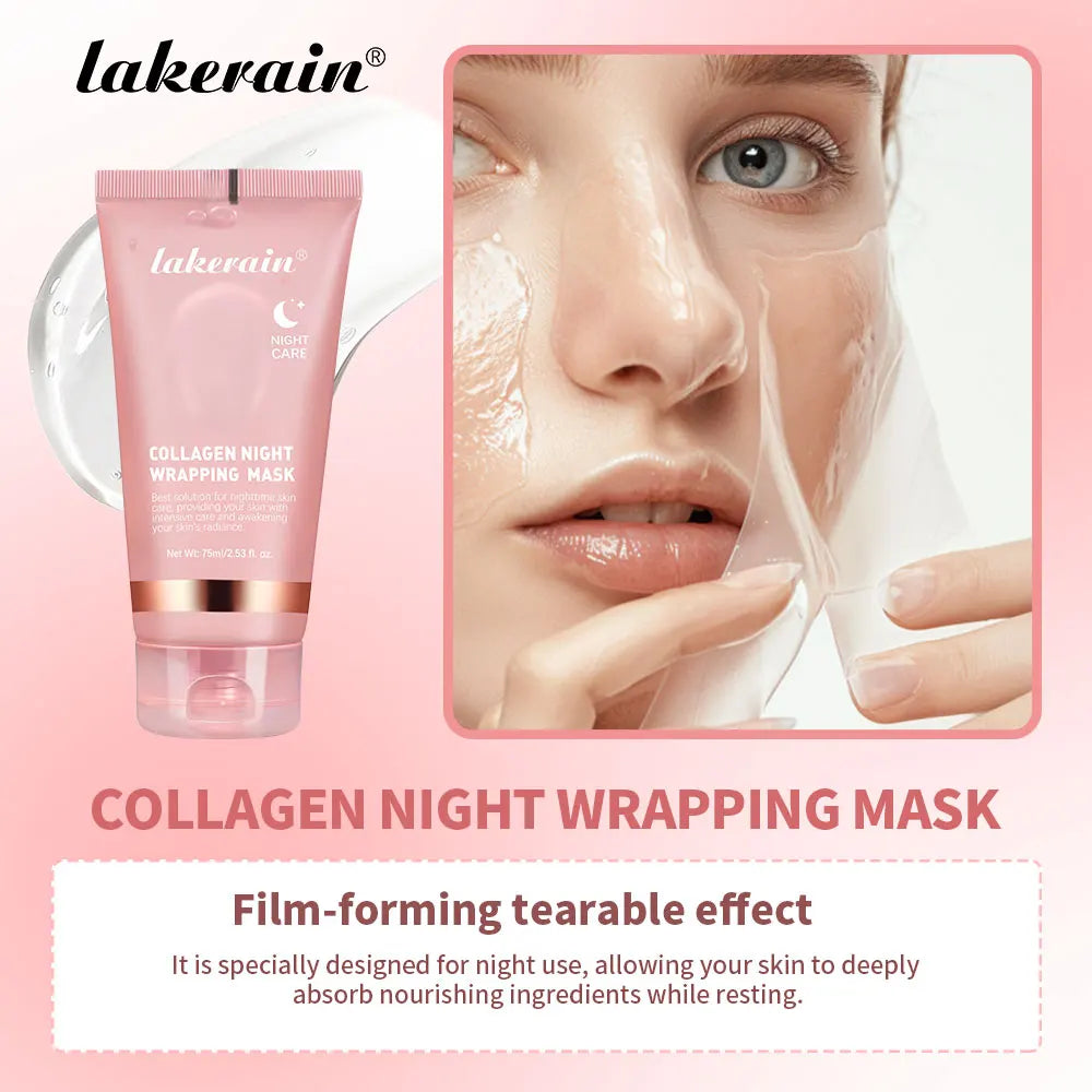 Collagen Peel Off Facial Mask Pore Shrinking Blackhead Removal Oil Skin Rejuvenation Moisturizing Brightening Korean Skin Care
