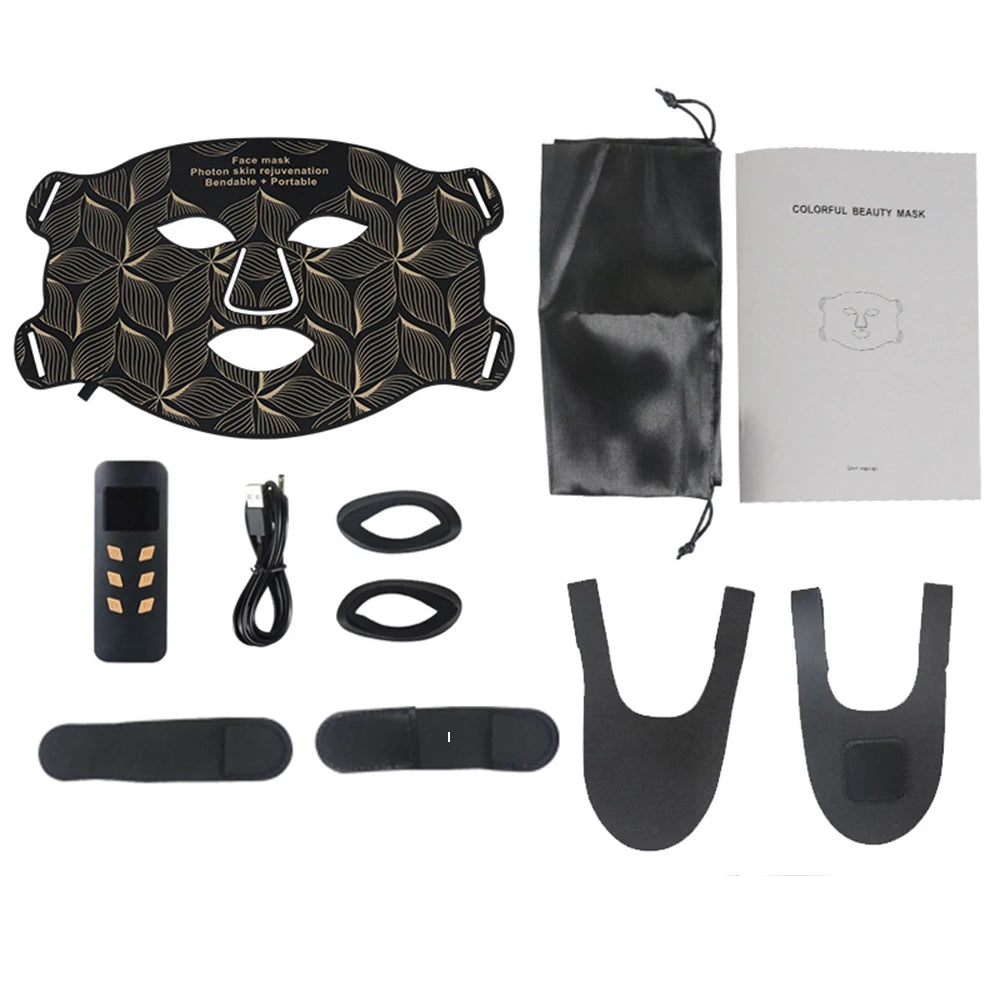 UBilli Facial LED Mask With Neck Red Near Infrared Therapy